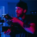 Photographer working
