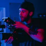Man holding camera